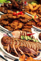 czech baked forcemeat as gourmet food