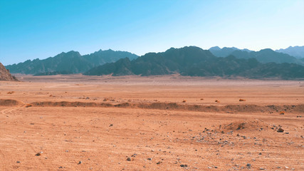 mountains in the desert