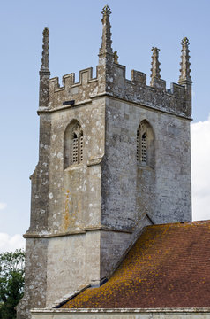 St Giles Church Tower, Imber, Wiltshire