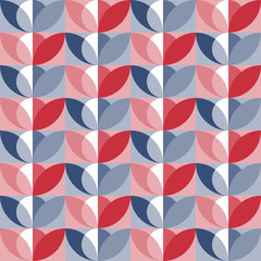 Abstract vector seamless pattern. Natural-inspired design.