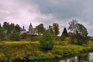 Fototapeta premium old church in the forest