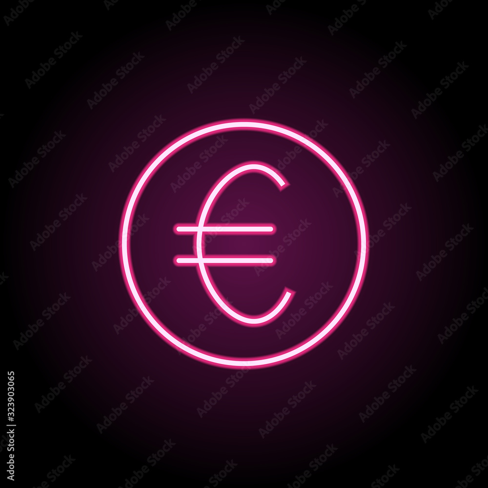 Poster cent icon. simple thin line, outline vector of web icons for ui and ux, website or mobile applicatio
