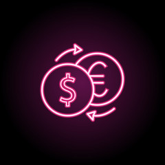 Euro penny icon. Simple thin line, outline vector of web icons for ui and ux, website or mobile application