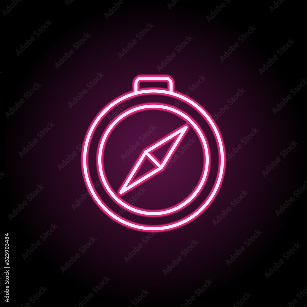 Poster pin icon. simple thin line, outline vector of web icons for ui and ux, website or mobile application
