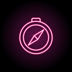 Obraz premium Pin icon. Simple thin line, outline vector of web icons for ui and ux, website or mobile application