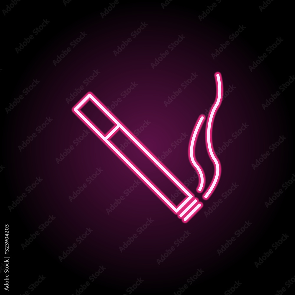 Poster eye icon. simple thin line, outline vector of web icons for ui and ux, website or mobile application