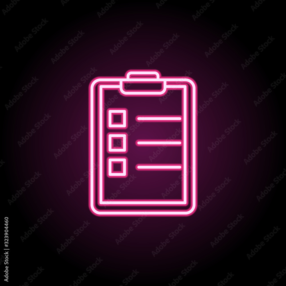 Poster musical note icon. simple thin line, outline vector of web icons for ui and ux, website or mobile ap