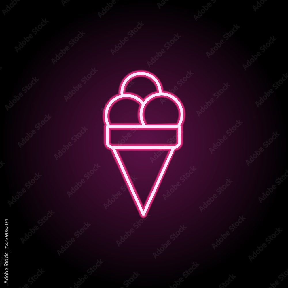 Poster slice of lemon icon. simple thin line, outline vector of web icons for ui and ux, website or mobile 