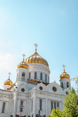 Fototapeta na wymiar Cathedral of Christ the Savior in Moscow, Russia