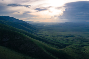 Fototapeta premium Landschaft Kasachstan Taraz Region Berge