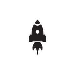 Rocket icon logo design vector template