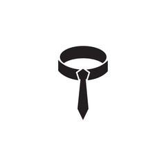 Tie logo icon design vector template