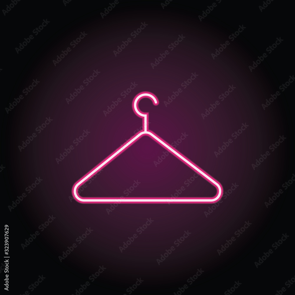 Poster hanger icon. simple thin line, outline vector of shopping icons for ui and ux, website or mobile app