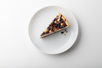 TARTA PASTELERIA, CHOCOLATE Y NUECES. PASTRY CAKE, CHOCOLATE AND WALNUTS.