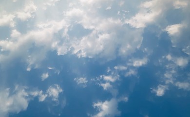Blue sky with various clouds