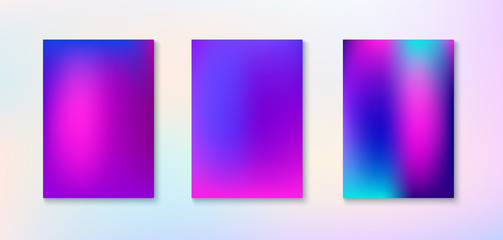 Purple, Pink, Turquoise, Blue Gradient Shiny Vector Background. 