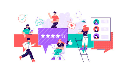 Vector illustration, flat style