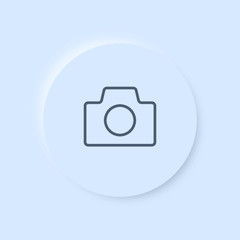 Neumorphism App Icon - Kamera