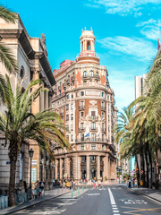 Banco de Valencia - obrazy, fototapety, plakaty