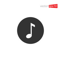 Music Notes and Melody Icon Design Vector