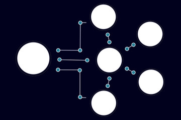 abstract background with circles