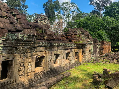 Galerie ext&eacute;rieur de Preah Khan