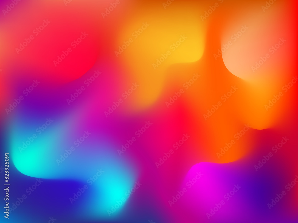 Poster all color gradient background design