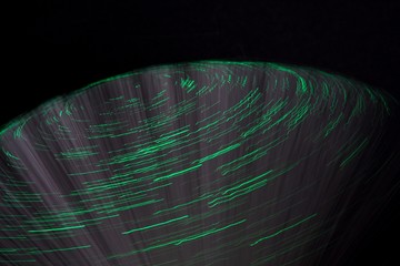abstract wallpaper with optical fibers light on black background
