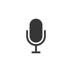 Microphone Icon Vector Symbol Illustration