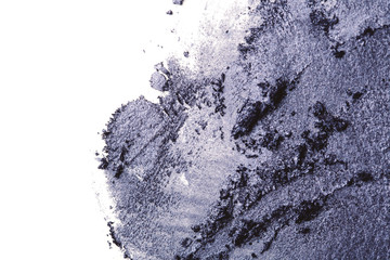 Classic blue Eye shadow set isolated on white