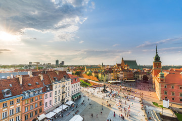 Obraz premium View of Warsaw Old Town