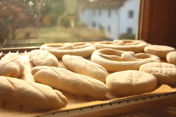 traditional german lye rolls frozen before baking