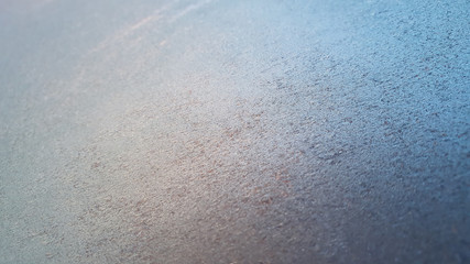 Frost on glass in winter
