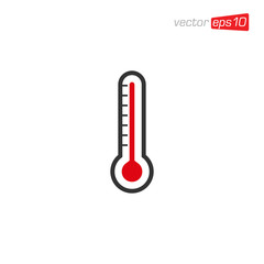 Thermometer Icon Design Vector Illustration