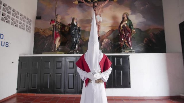Nazarene standing dolly in church images background