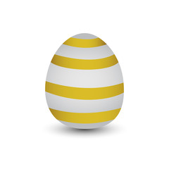 Easter eggs vector icons flat style on white background