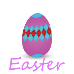 Easter eggs vector icons flat style on white background