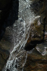 Rawana waterfall in montain Sri Lanka