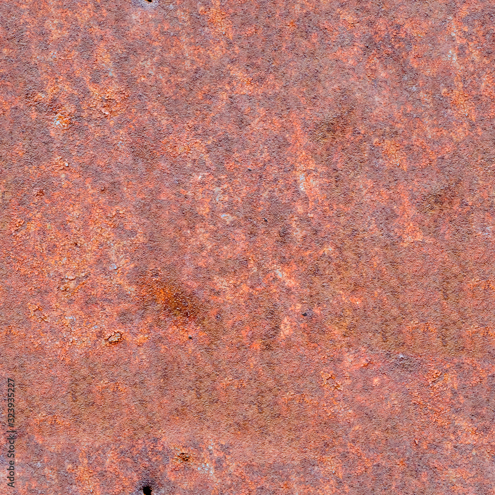 Poster seamless texture. old metal texture with rust. template for design