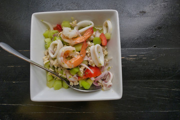 Glass Noodle Pork Nut Spicy Salad (Yum Woon Sen)