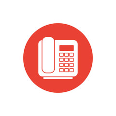 Isolated phone block style icon vector design