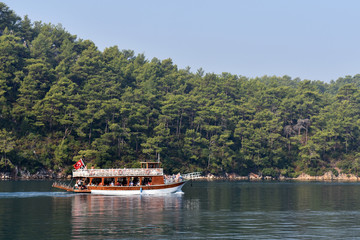 boats on the sea