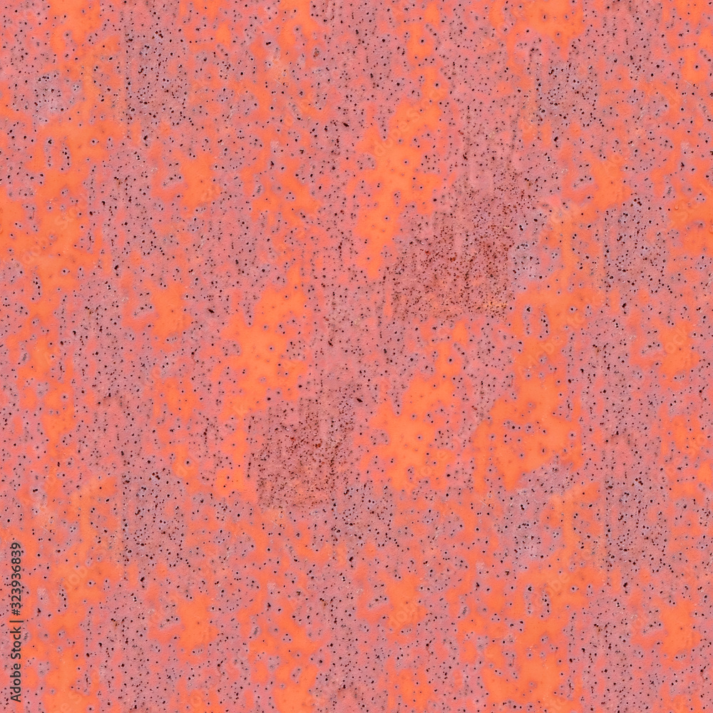 Poster seamless texture. old metal texture with rust. template for design