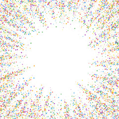 Festive confetti. Celebration stars. Colorful conf