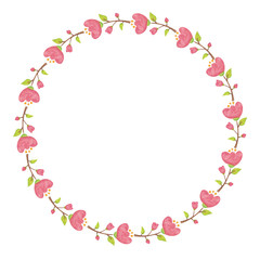 Flower Frame Design Floral Flowers Border Clipart - Border Flower Frame Design