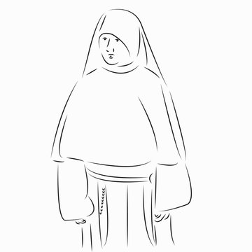 recommend clip art: catholic nun