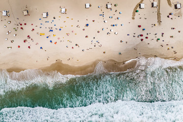 Aerial view of Copacabana Beach