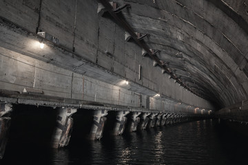 Underground submarine base from USSR period