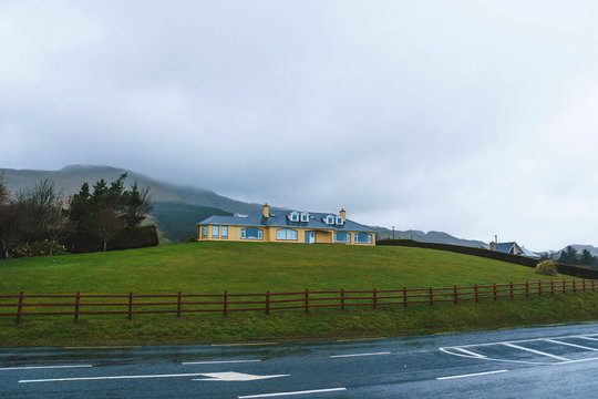 Yellow House On Hill