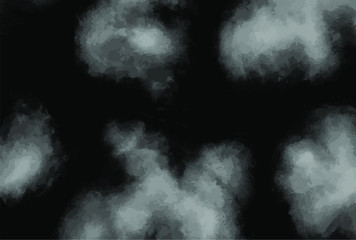 Abstract monochrome dark background of chaotic spots. Overlay template. Vector illustration. Ideas for your graphic design, banner, poster, packaging, for site or more